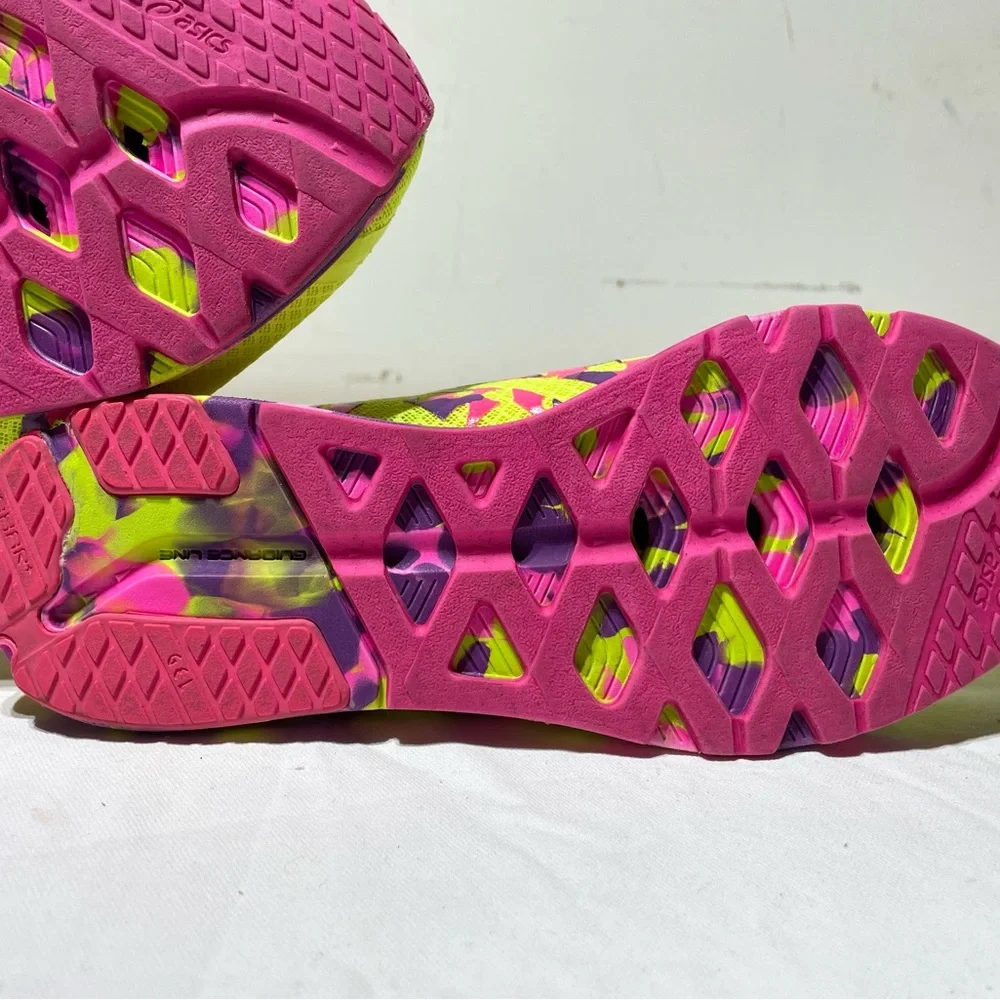 ASICS Gel-Noosa Fast 2 Womens Running Shoes Size 10 Multicolor Yellow Pink - Picture 12 of 12